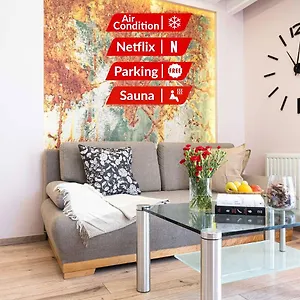 Апартаменты Stawowa Premium - 69 M2 With Sauna And Private Garage, Краков